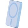 Voir la diapositive 1 : FORCE POWER Batterie externe 5000 mAh USB C 15W Mini magnet bleu