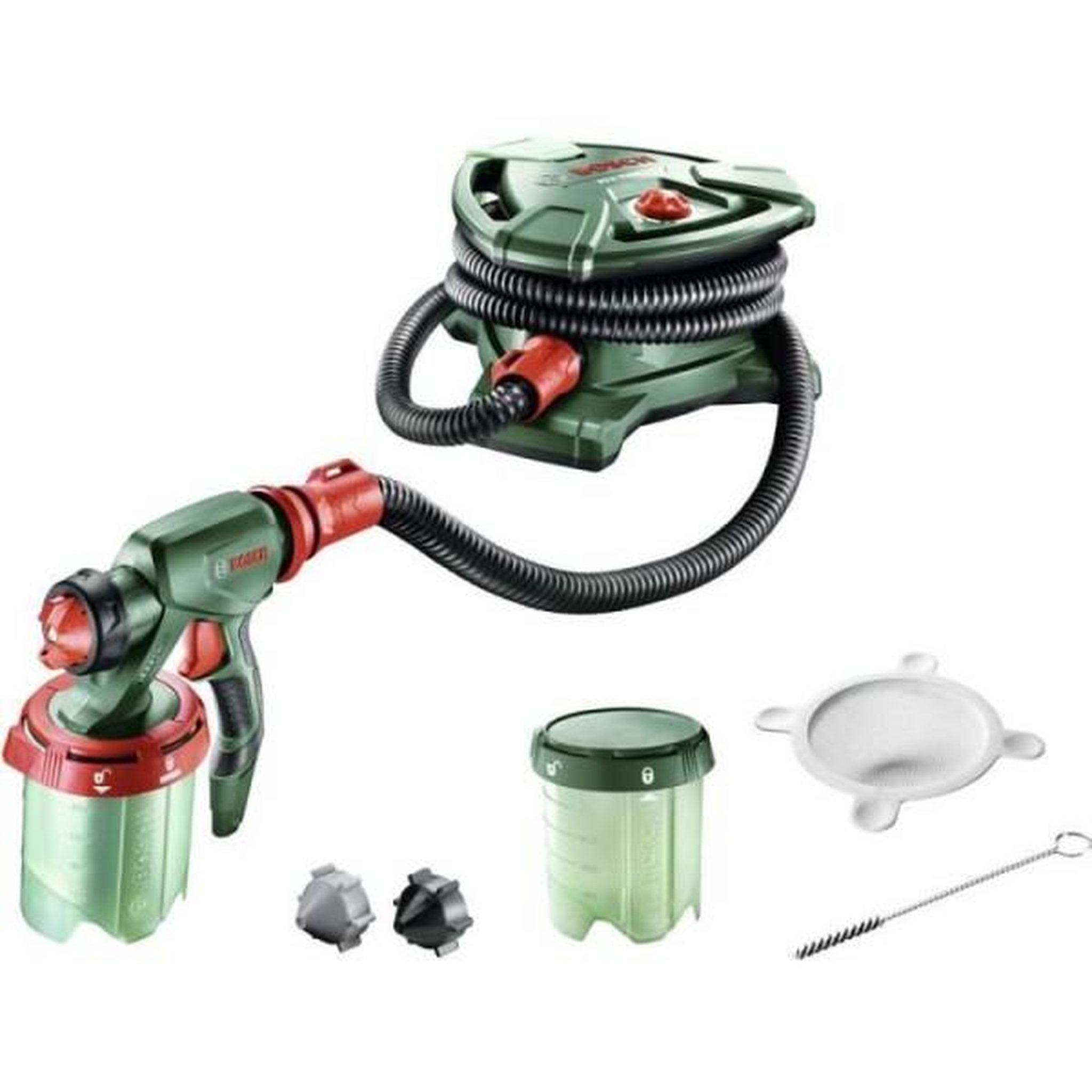 Voir la diapositive 3 : BOSCH Pistolet a peinture BOSCH -PFS 7000 - 1400 W - 700 ml/min - Cuve 1 litre