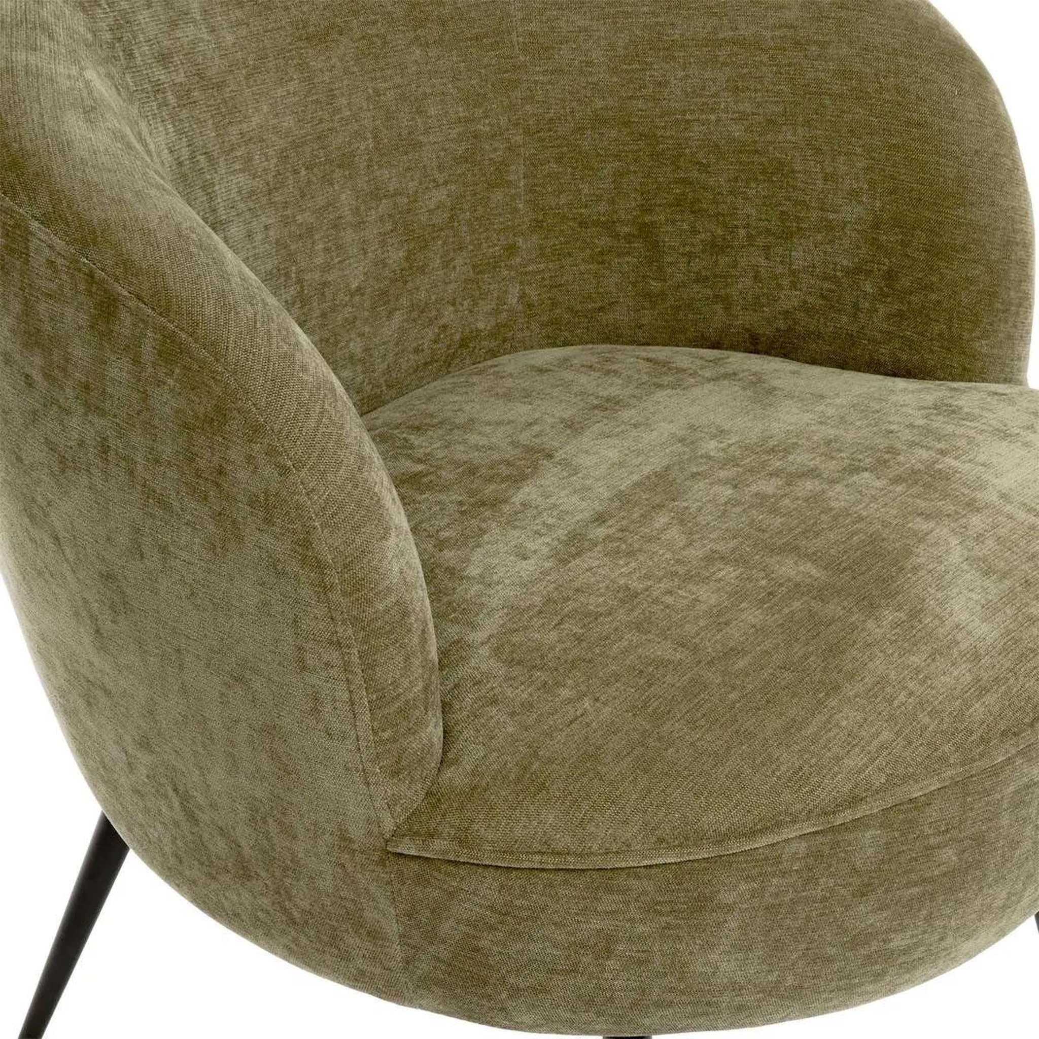 Voir la diapositive 2 : ATMOSPHERA Fauteuil design  tildae  71cm vert cèdre