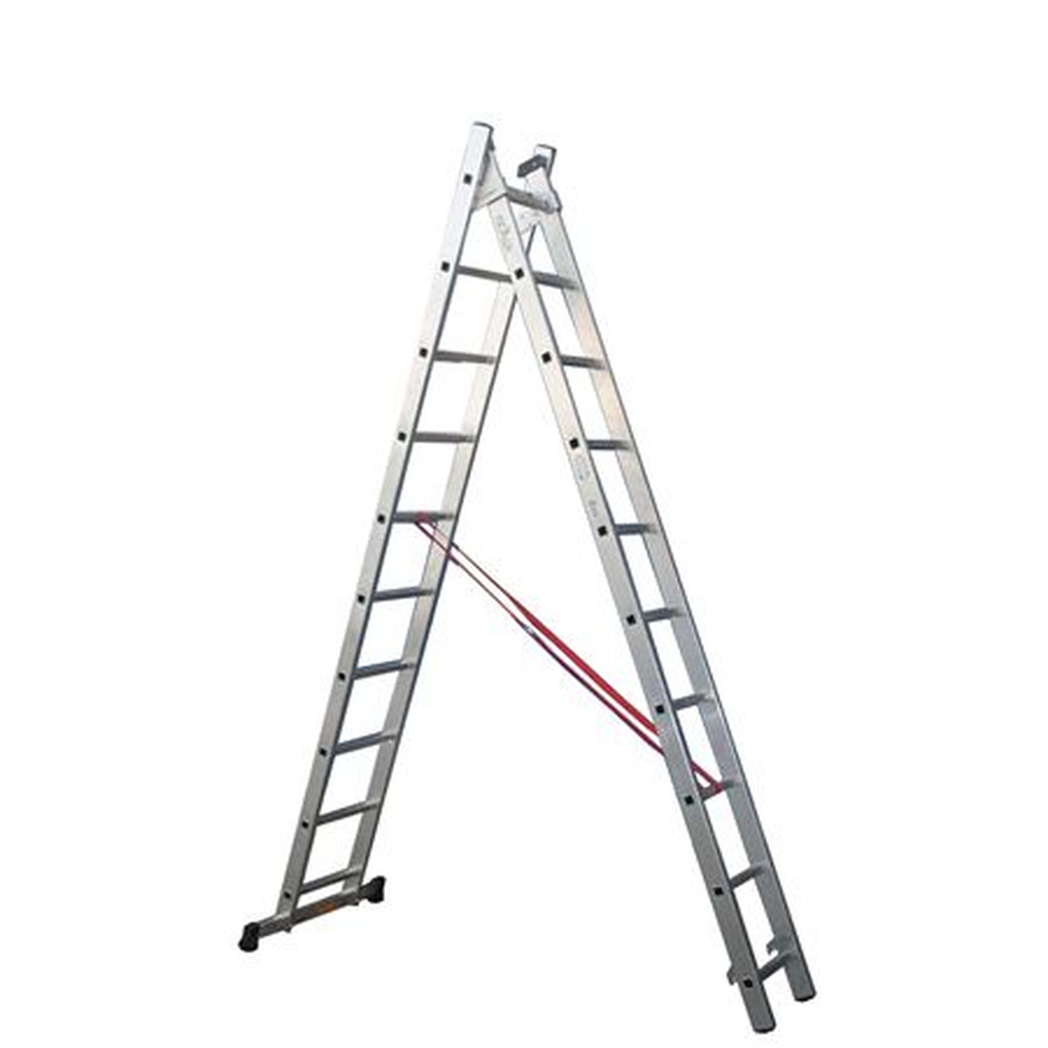 ESCALUX Echelle transformable 2x10 échelons - 4m95
