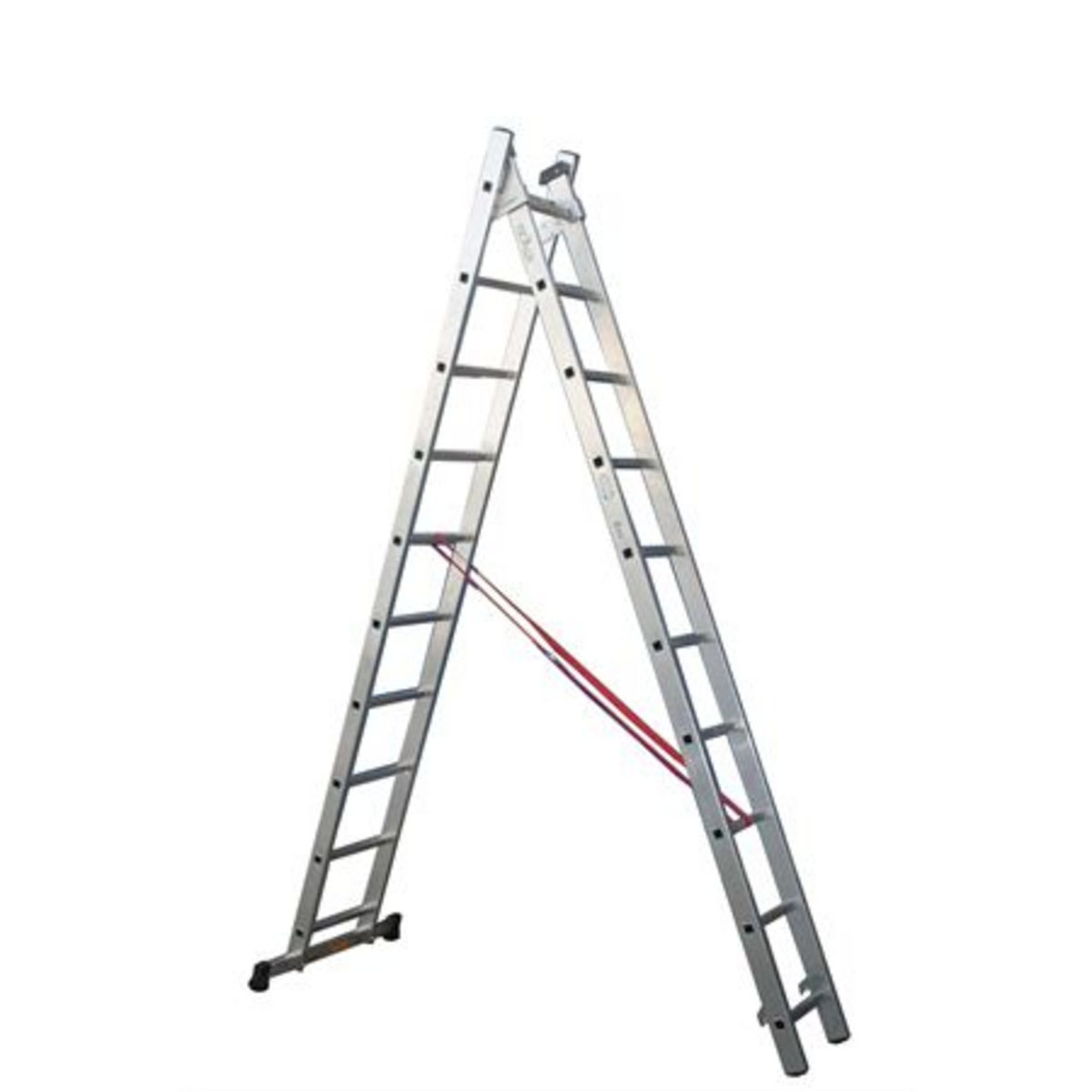 ESCALUX Echelle transformable 2x10 échelons - 4m95