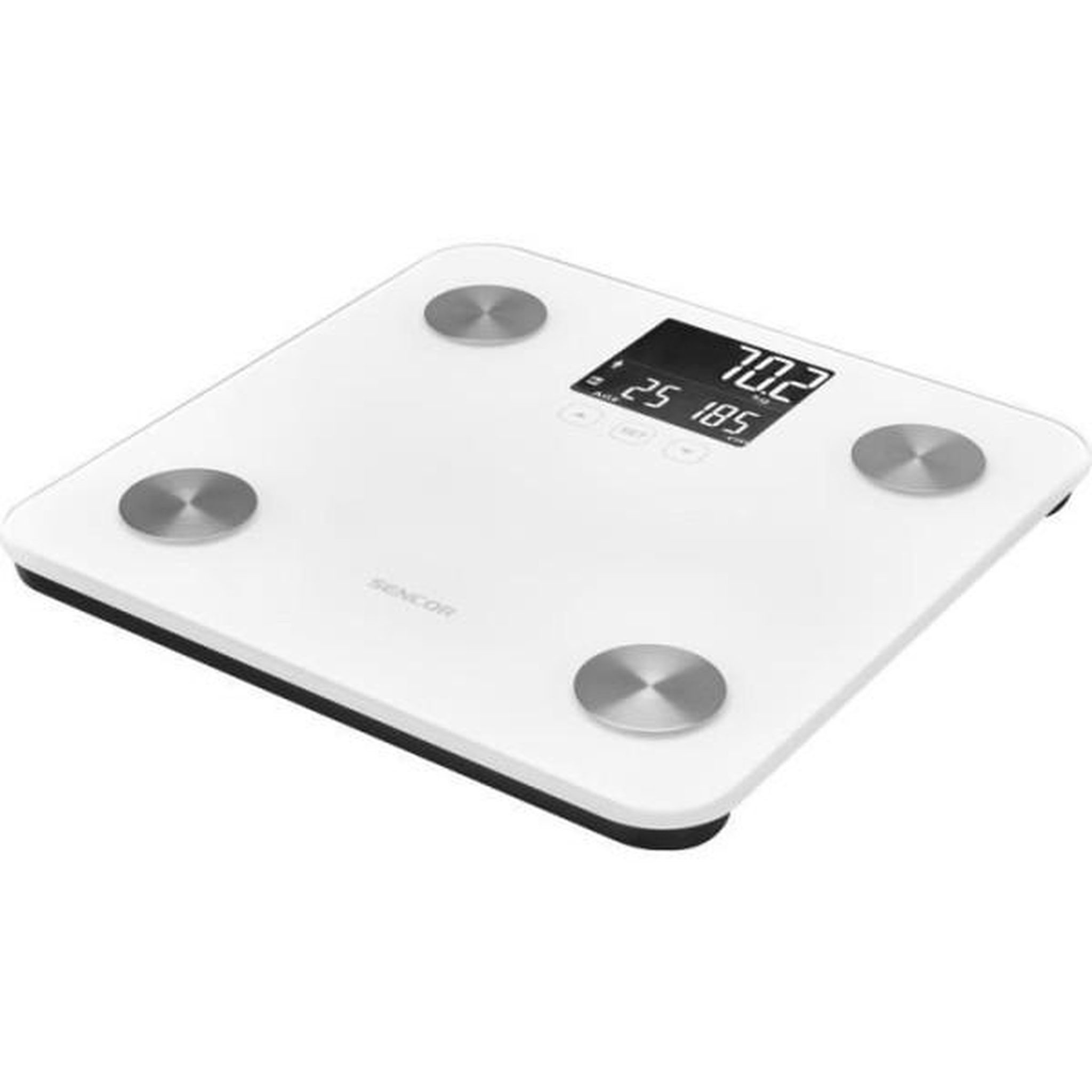 Voir la diapositive 4 : MARKET24 Balance - Pese Personne  pese-personne - SENCOR - SBS 6025WH - Ecran LCD - Blanc