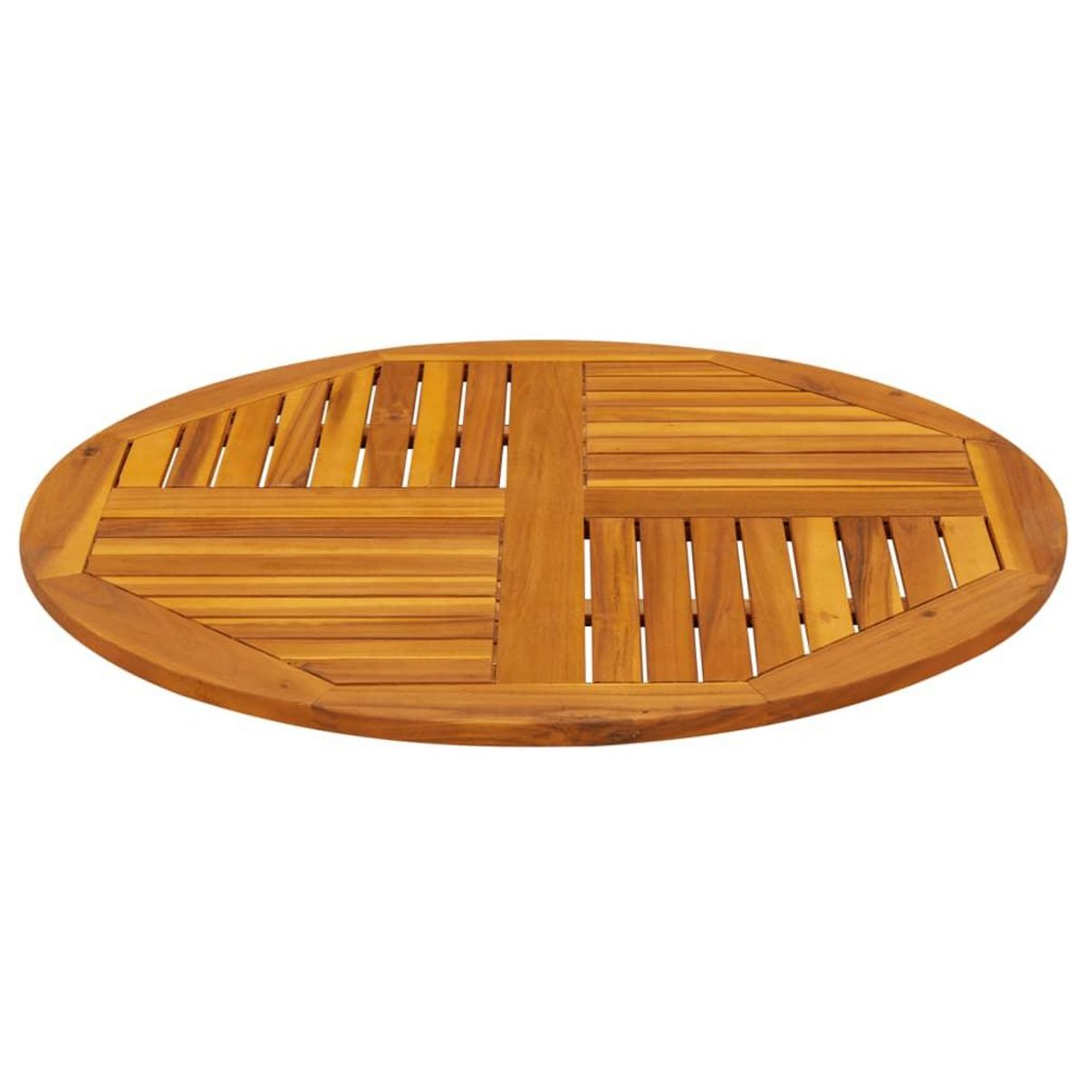 VIDAXL Dessus de table Ø90x2,2 cm rond bois massif d'acacia