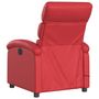 Voir la diapositive 5 : VIDAXL Fauteuil de massage inclinable electrique rouge similicuir