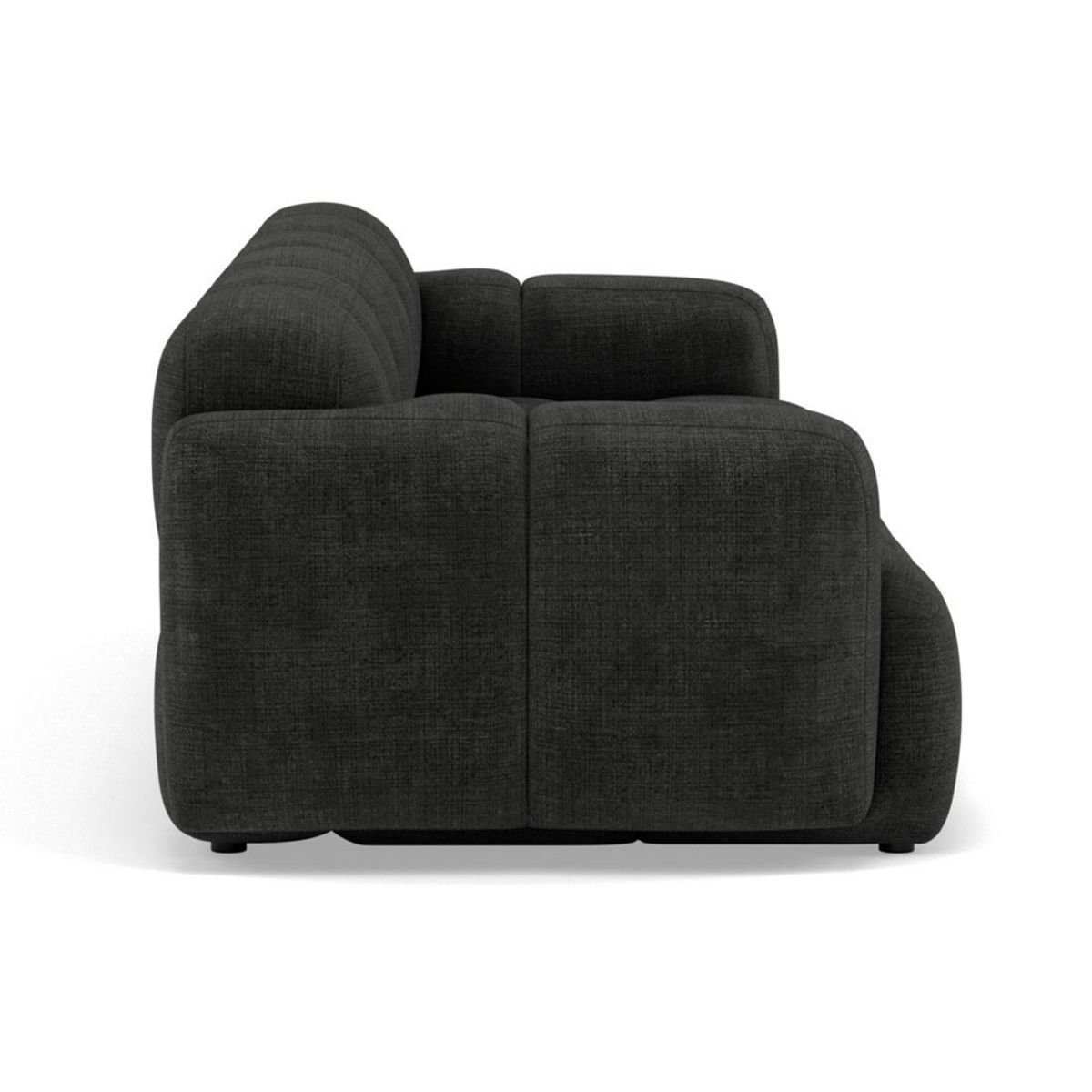 LISA DESIGN Grace - canapé modulable 3 places en velours texturé