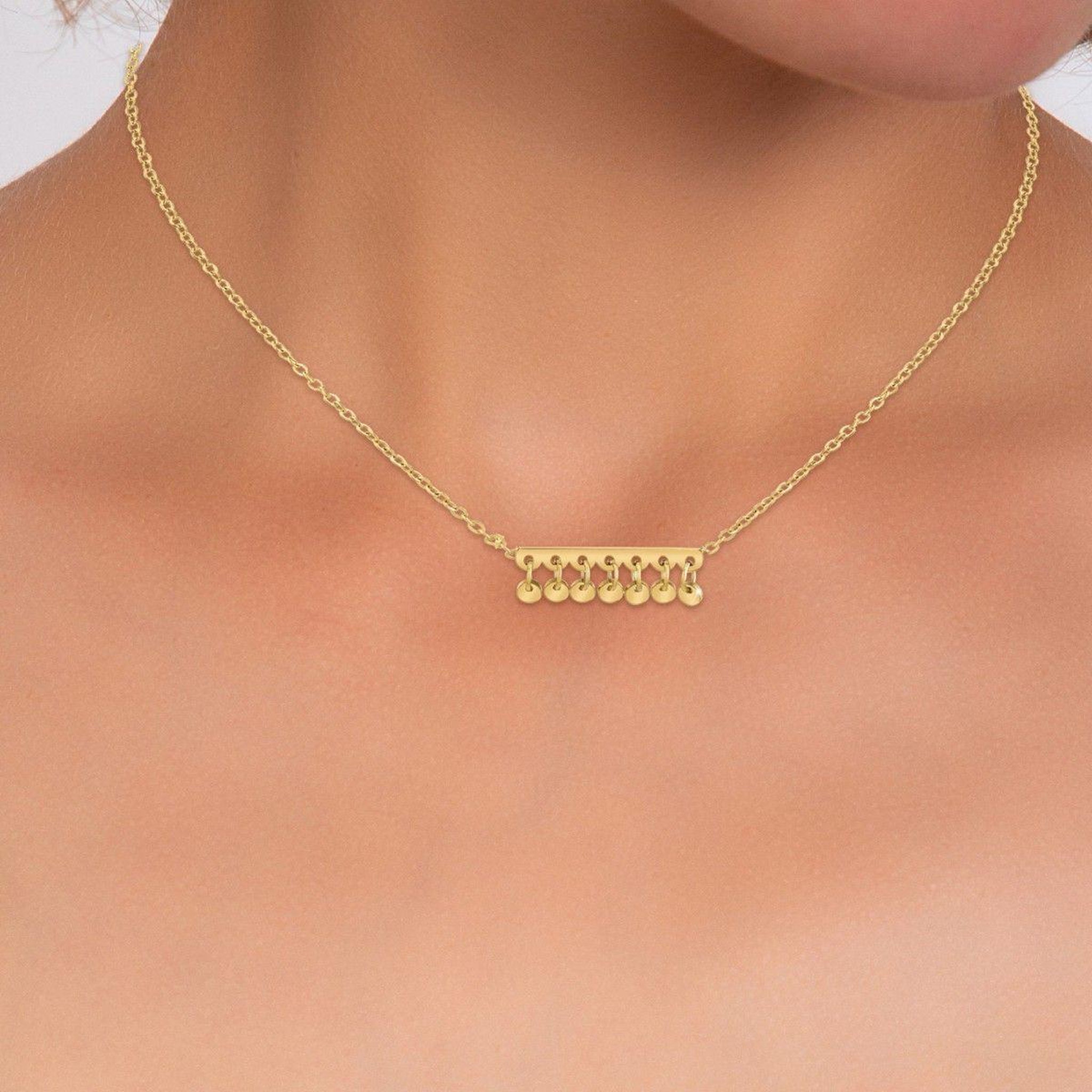 Voir la diapositive 2 : SC BOHEME Collier SC Bohème en acier inoxydable