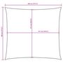 Voir la diapositive 6 : VIDAXL Parasol en tissu oxford carre 4,5x4,5 m anthracite