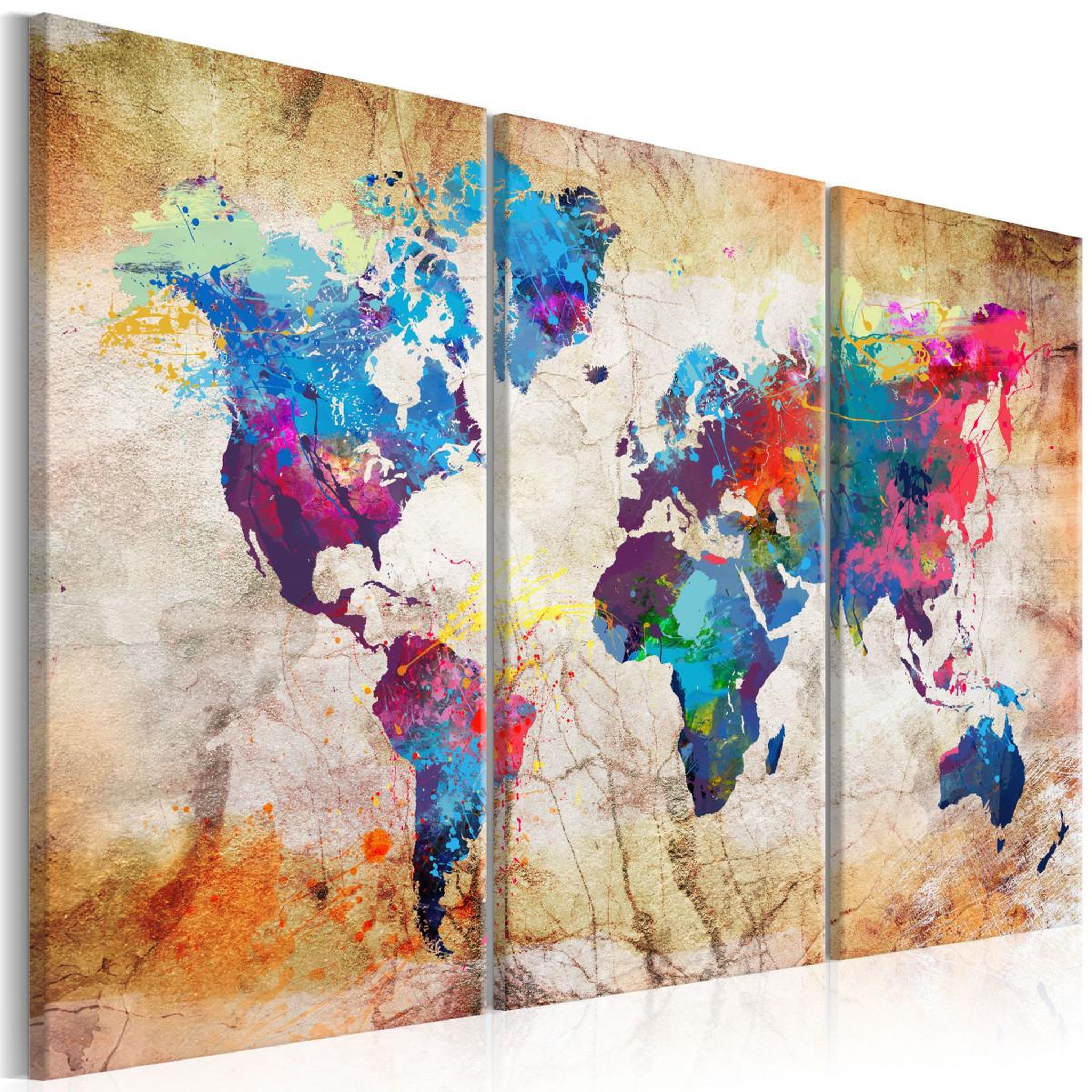 Paris Prix Tableau imprimé  maps : urban style. Coloris disponibles : Multicolore