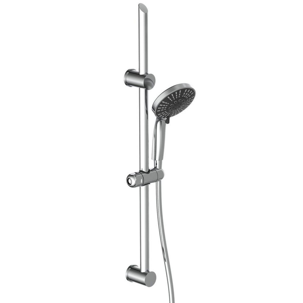 CENTRALE BRICO Set de douchette ADRIA - 5 fonctions - barre 63 cm - chromé