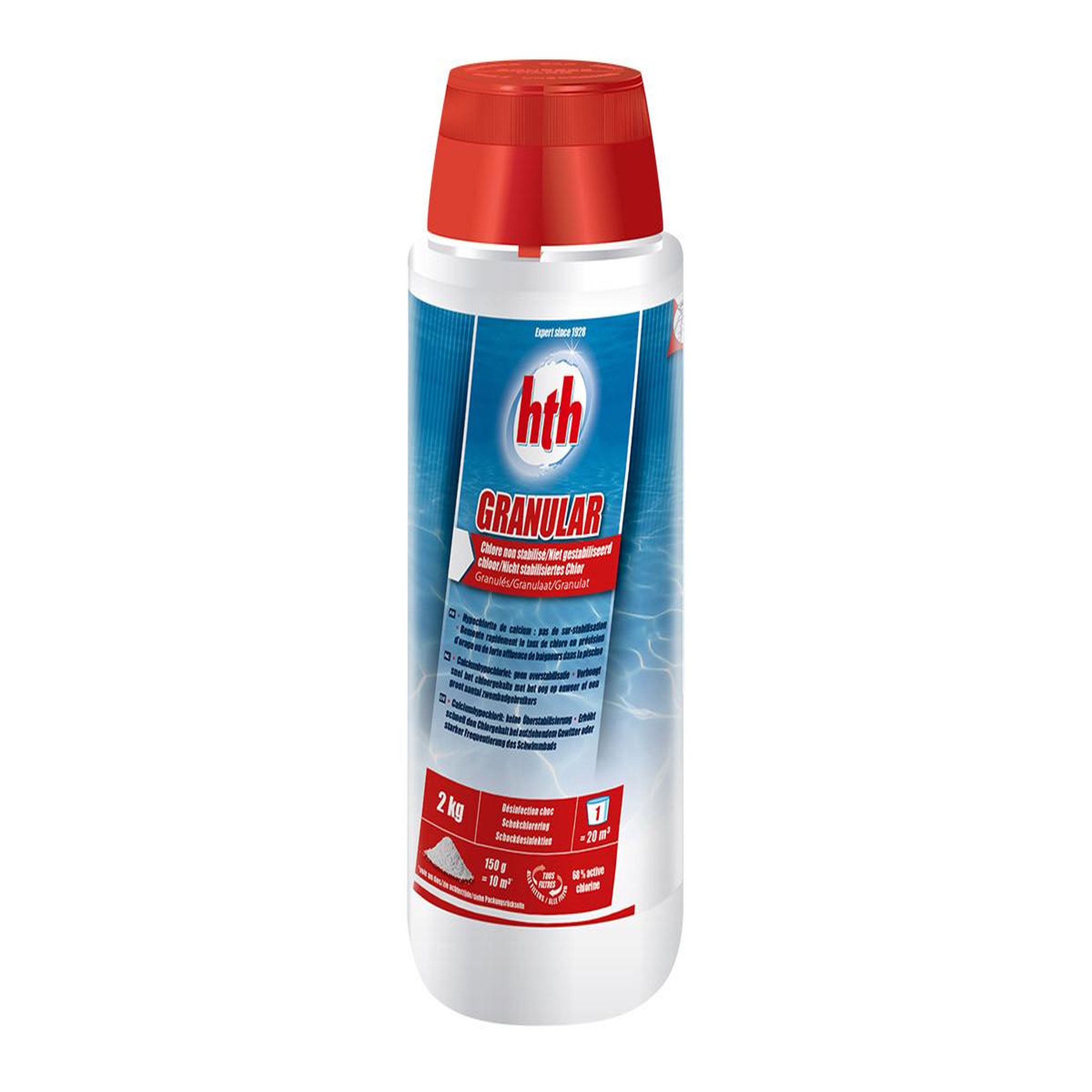 Voir la diapositive 2 : HTH Chlore choc sans stabilisant granular 2,5 kg - hth