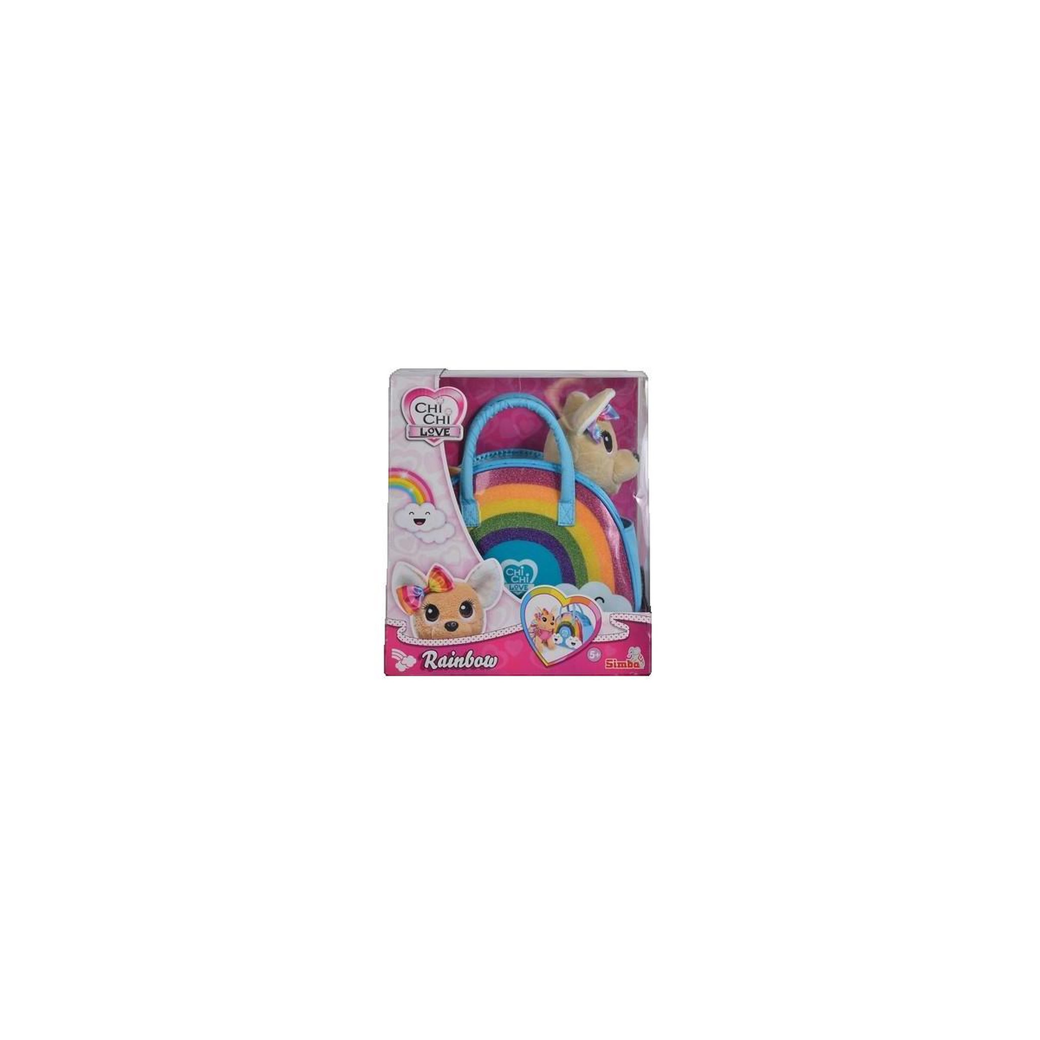 Voir la diapositive 2 : SIMBA Peluche Simba Chi Chi Love arc-en-ciel multicolore