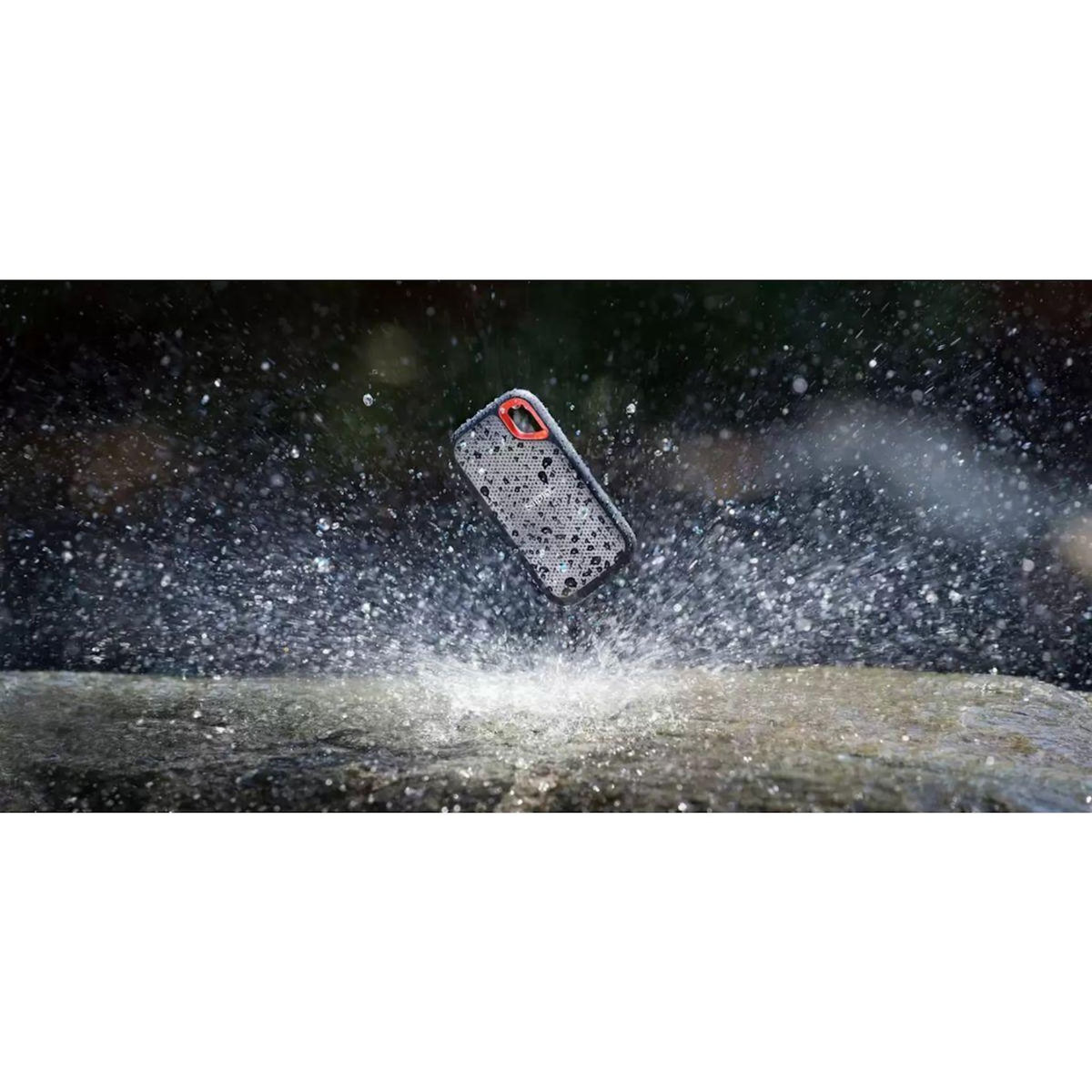 SANDISK Disque dur SSD externe Extreme 4To noir et rouge
