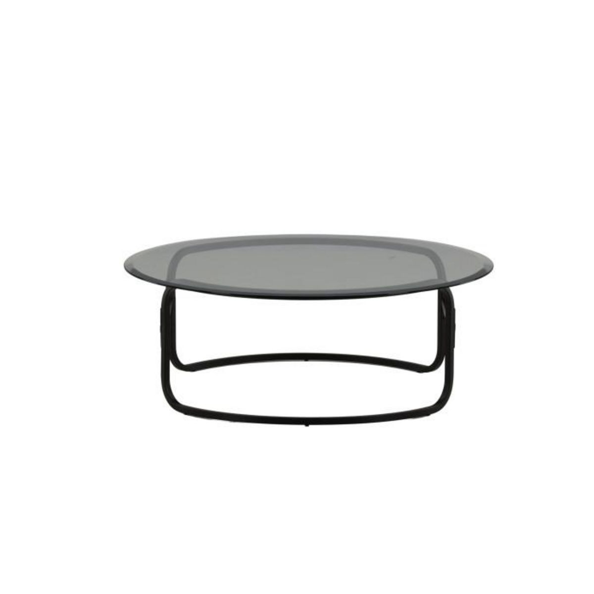 Paris Prix Table Basse Design en Verre  Lomma  110cm Noir