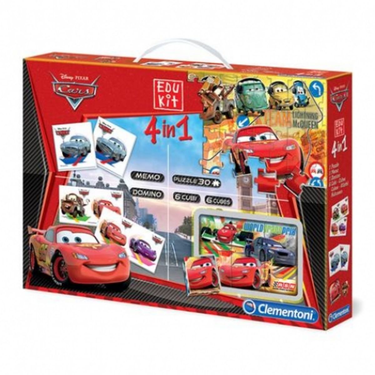CLEMENTONI Edukit 4-en-1 Cars 2 pas cher - Auchan.fr