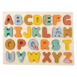 SMALL FOOT Small Foot - Wooden Alphabet Puzzle Safari 11703