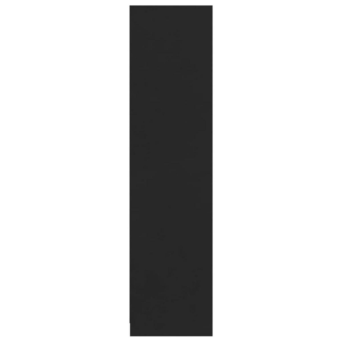 VIDAXL Garde-robe Noir 100x50x200 cm Bois d'ingenierie