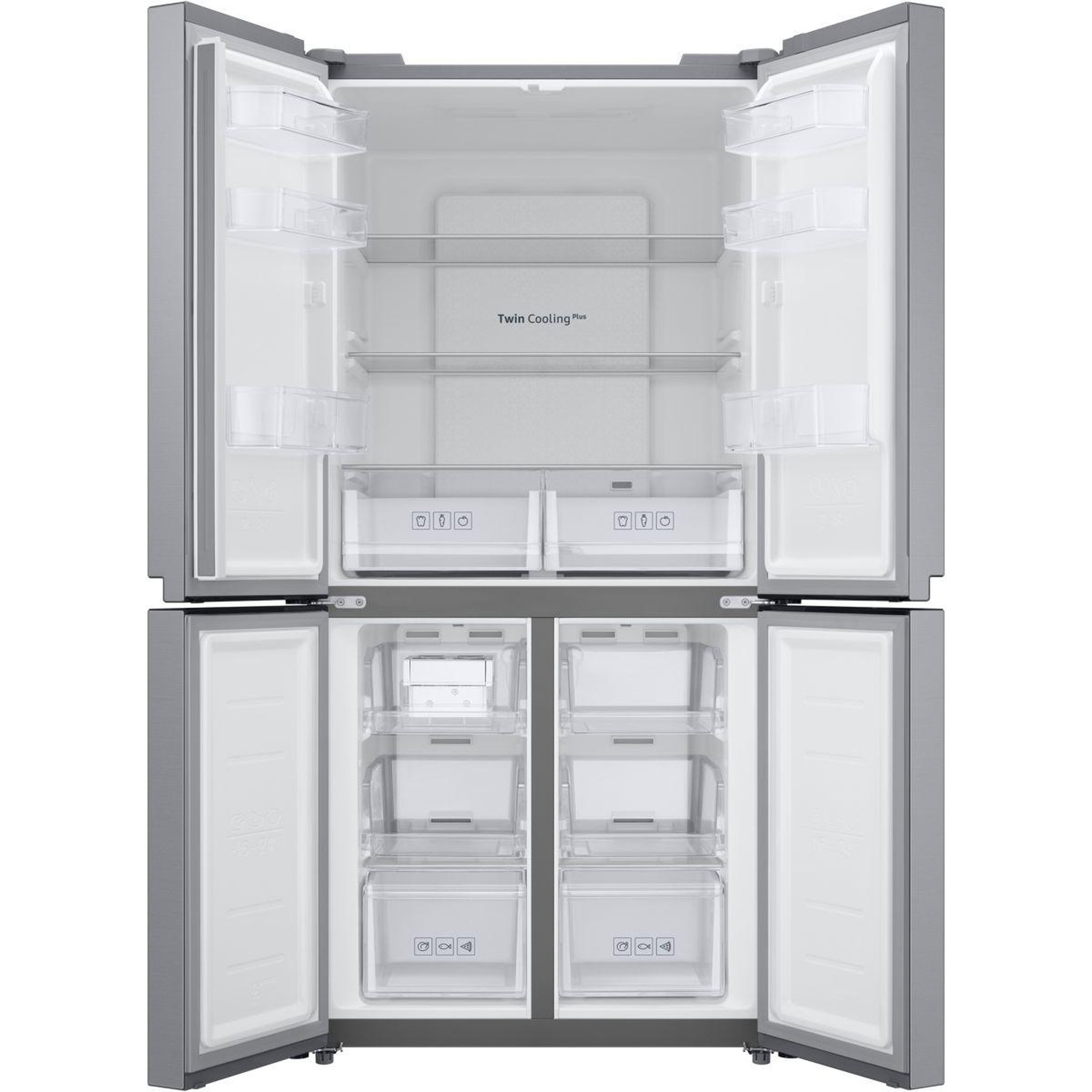 Voir la diapositive 4 : Samsung Réfrigérateur multi portes rf48a400em9