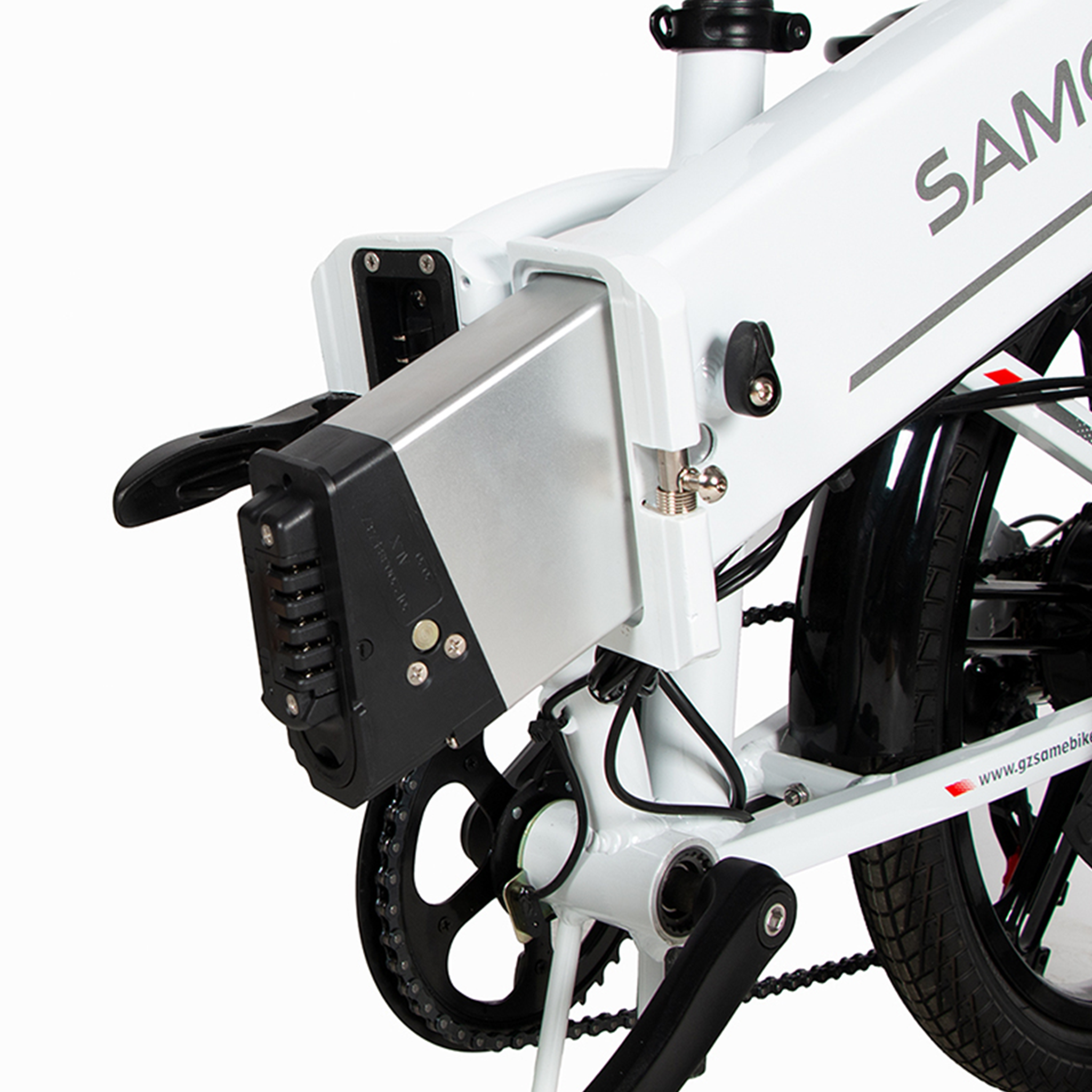 Voir la diapositive 4 : SAMEBIKE Vélo de randonnée électrique pliable Samebike 20LVXD30-II 250 W