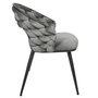 Voir la diapositive 4 : The Home Deco Factory Lot de 2 chaises assise tressée LUND