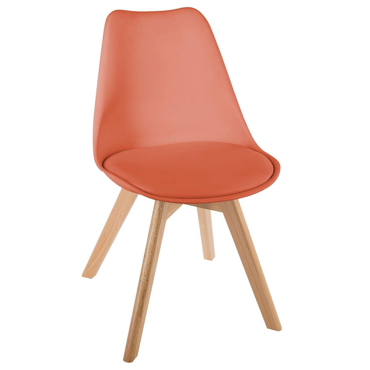 TOILINUX Lot de 4 chaises design scandinave BAYA