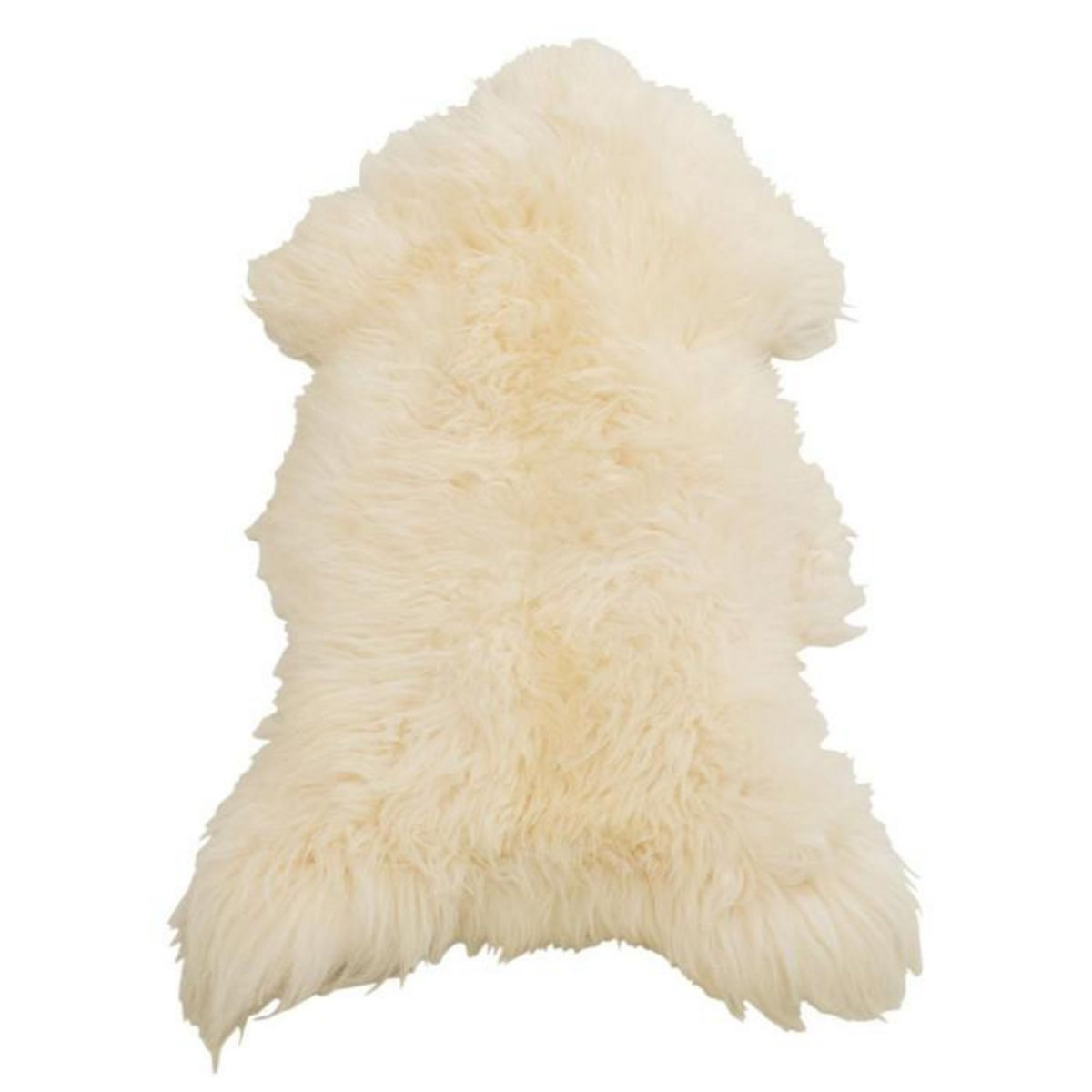 Paris Prix Tapis Imitation Fourrure  Peau  70x110cm Blanc