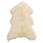 Paris Prix Tapis Imitation Fourrure  Peau  70x110cm Blanc