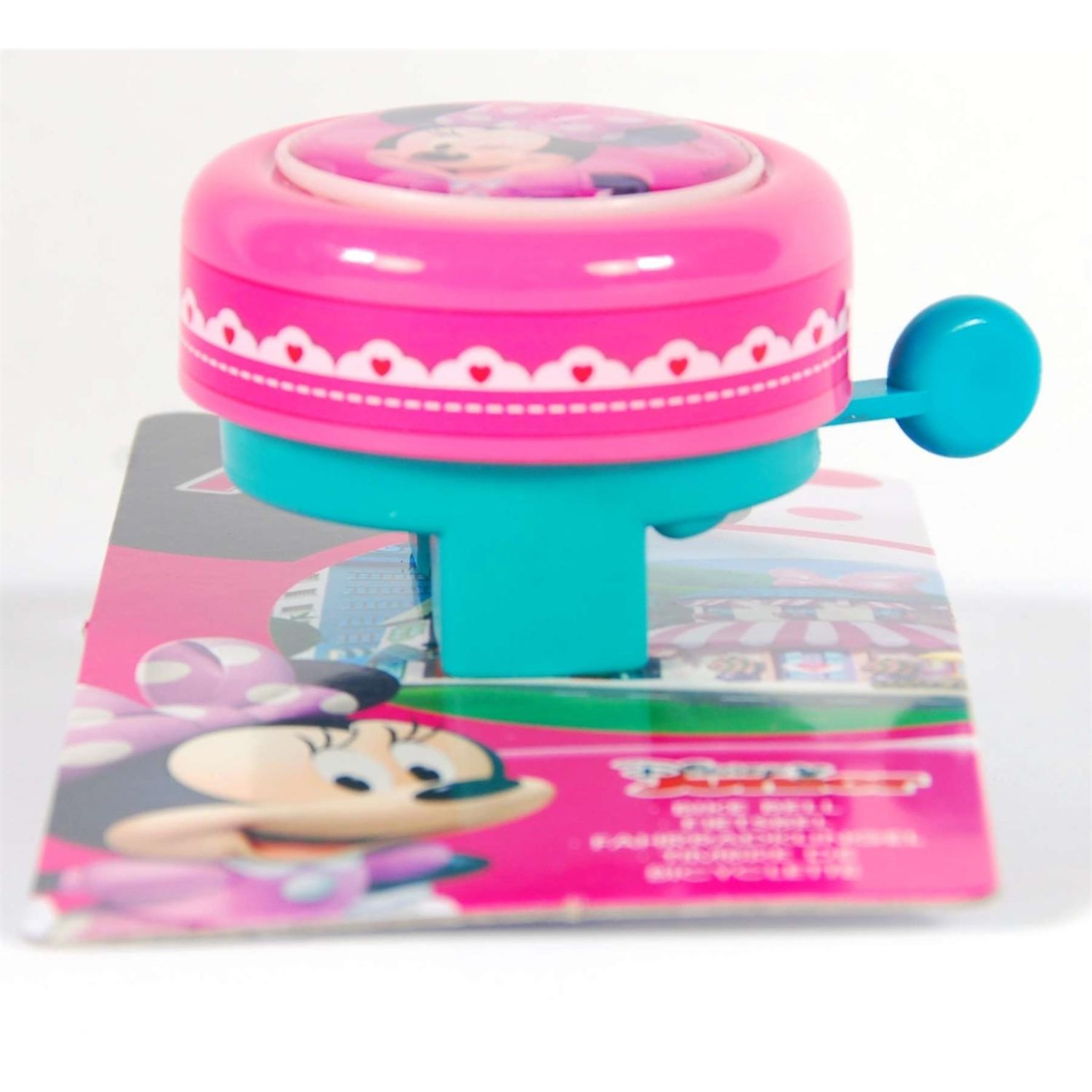 Voir la diapositive 2 : VOLARE Sonnette de vélo Disney Minnie rose