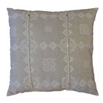 Paris Prix Coussin Déco Jacquard  Mathis  40x40cm Noisette
