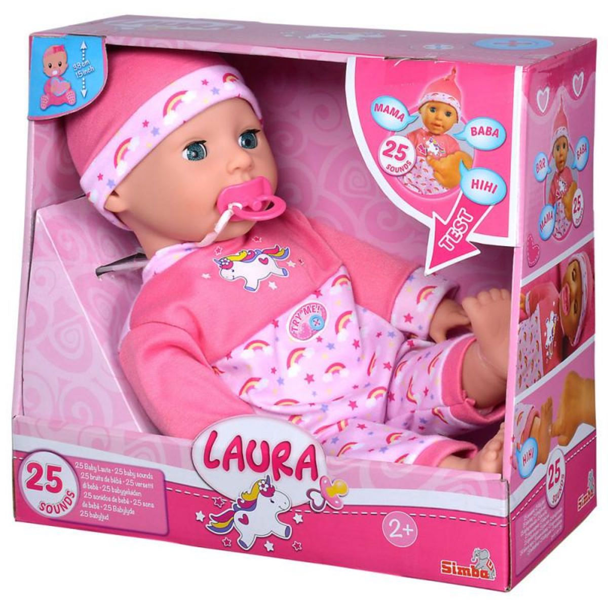 SIMBA Simba - Laura Baby Doll Tickle Baby 105140060