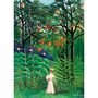Voir la diapositive 1 : Eurographics Puzzle 1000 pièces : Femme marchant dans une forêt exotique, Henri Rousseau