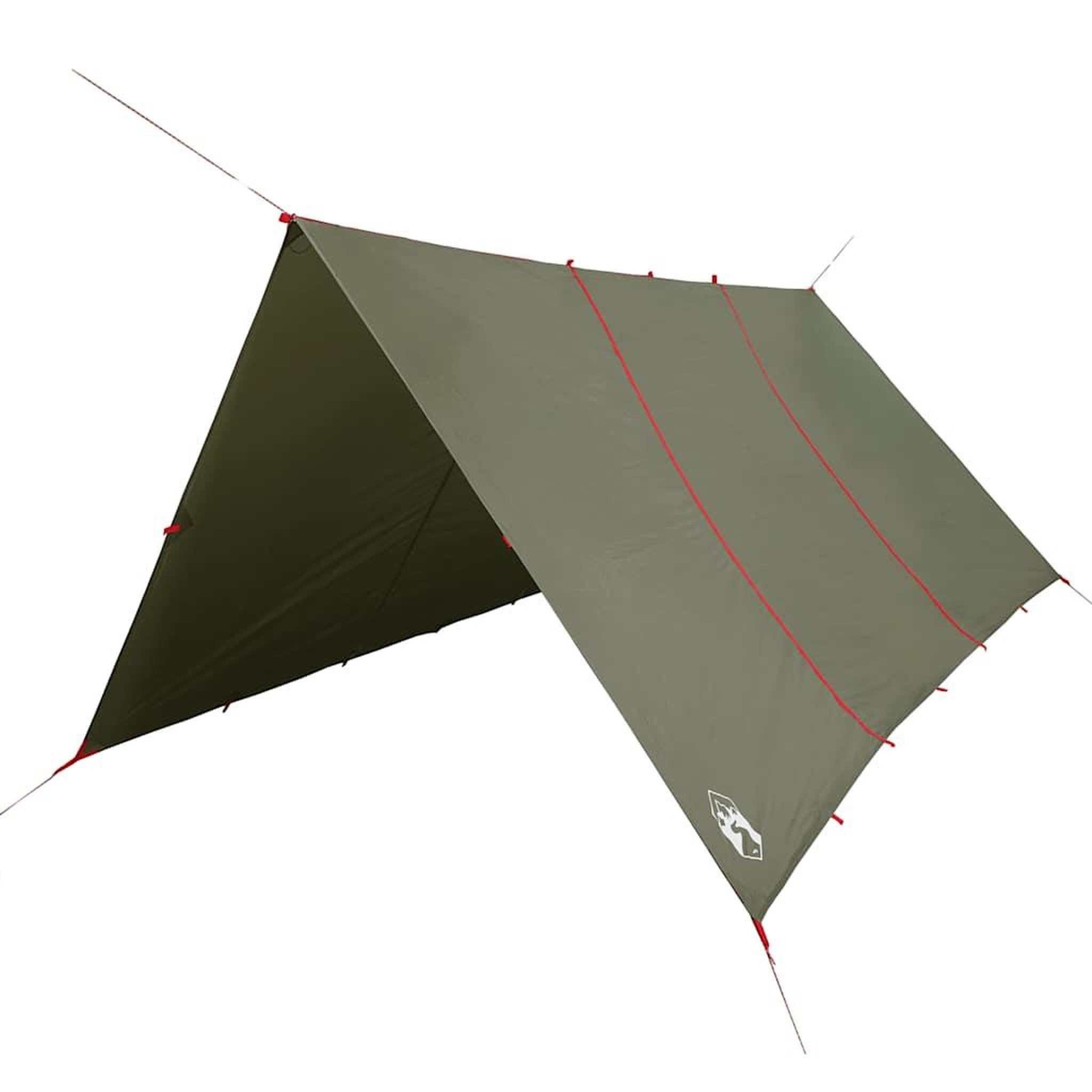 Voir la diapositive 2 : VIDAXL Bache de camping vert olive 451x420 cm impermeable