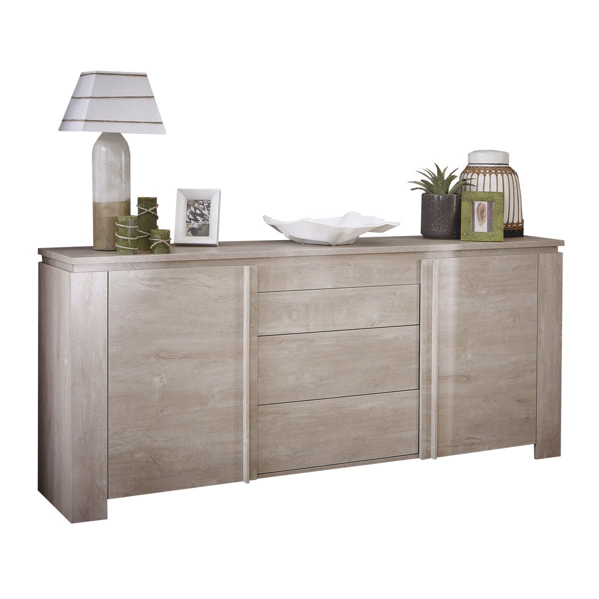 Buffet 2 portes/3tiroirs SEGURO L205cm