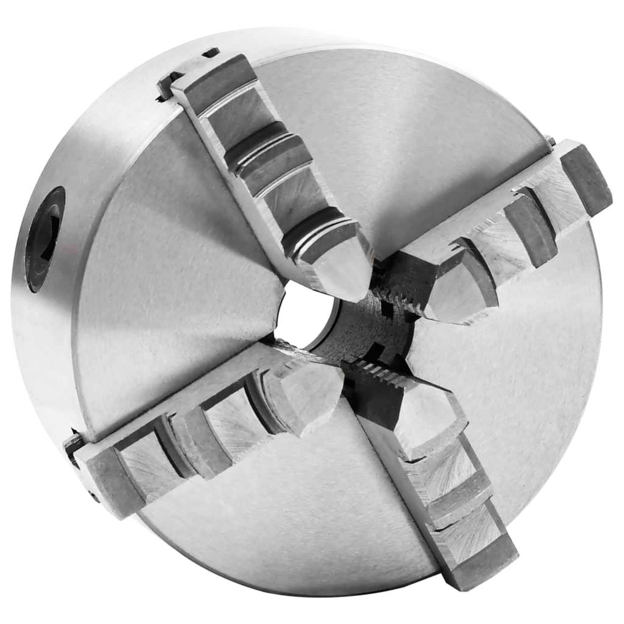 Voir la diapositive 1 : VIDAXL Mandrin de tour auto-centrant a 4 machoires 125 mm Acier