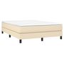 Voir la diapositive 3 : VIDAXL Cadre de lit sans matelas creme 140x200 cm tissu
