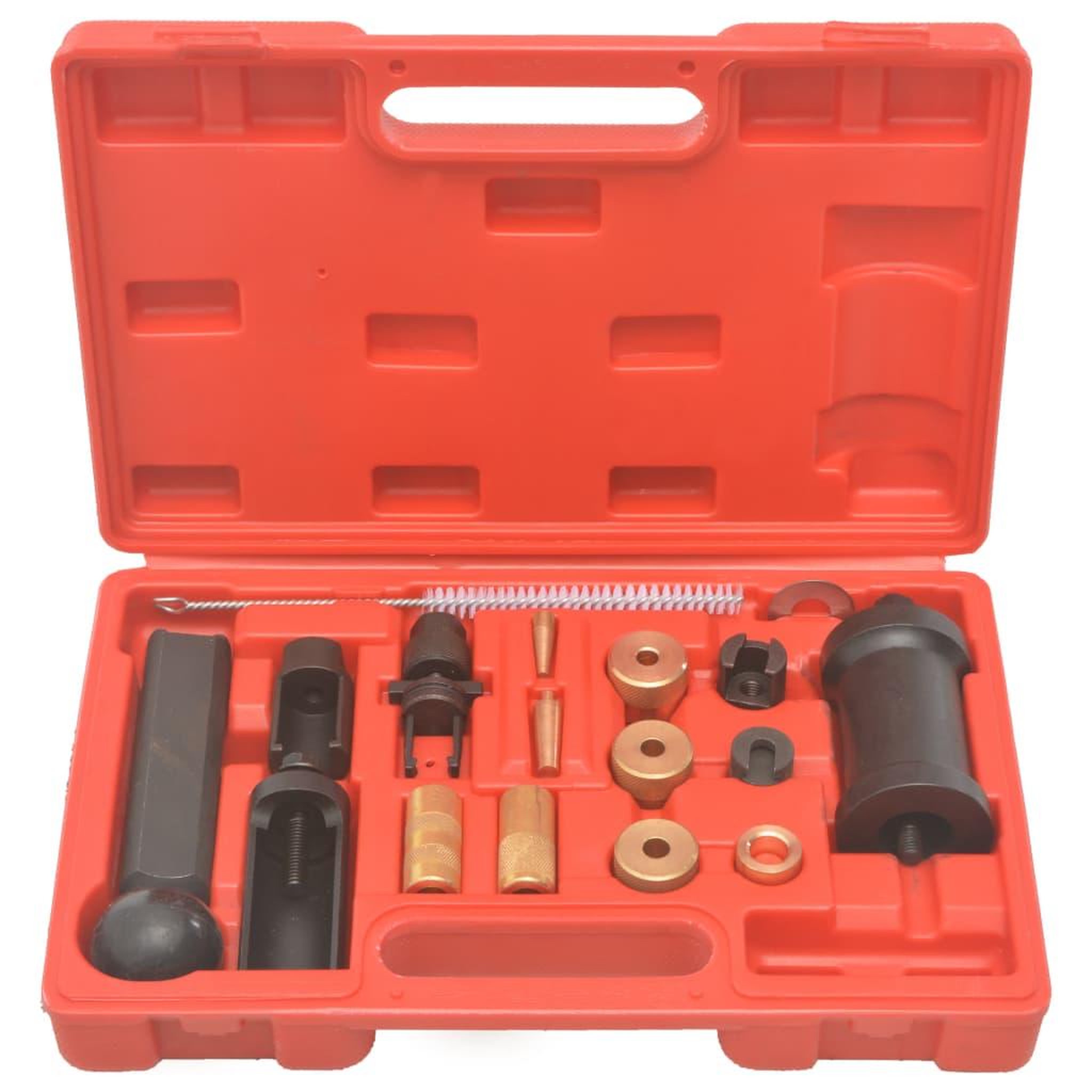 Voir la diapositive 2 : VIDAXL Kit d'outils d'installation d'injecteurs 18 pcs pour VAG VW