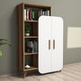 Voir la diapositive 2 : Habitat et Jardin Bibliothèque en bois  Form  90 x 32 x 132 cm - Noyer