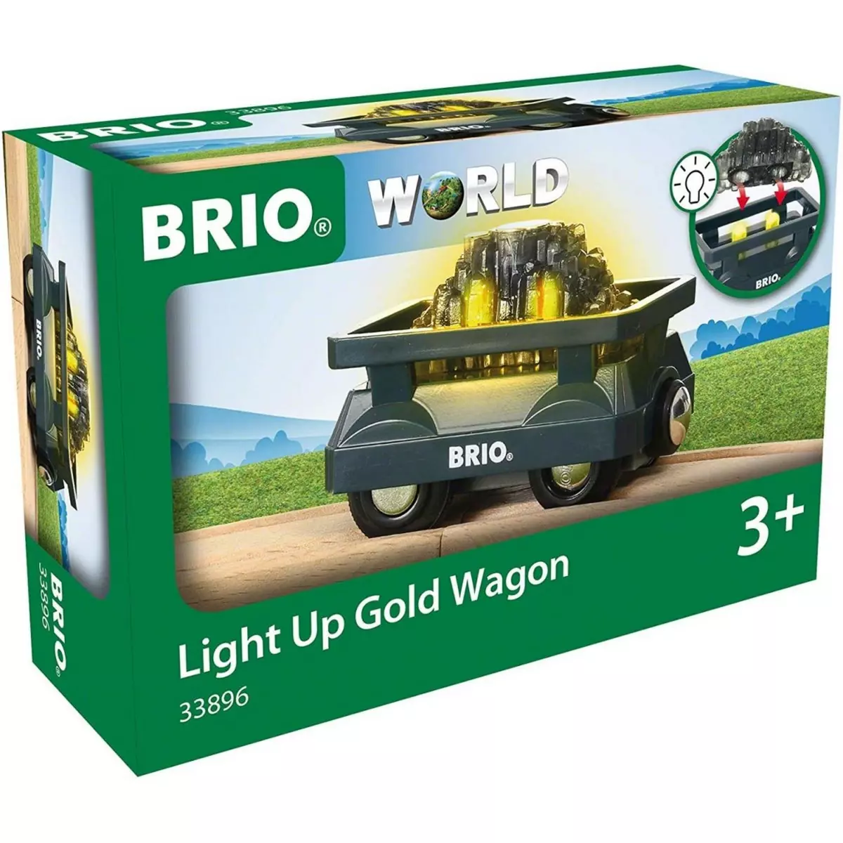 Brio 33896 Wagon lumineux charge d or