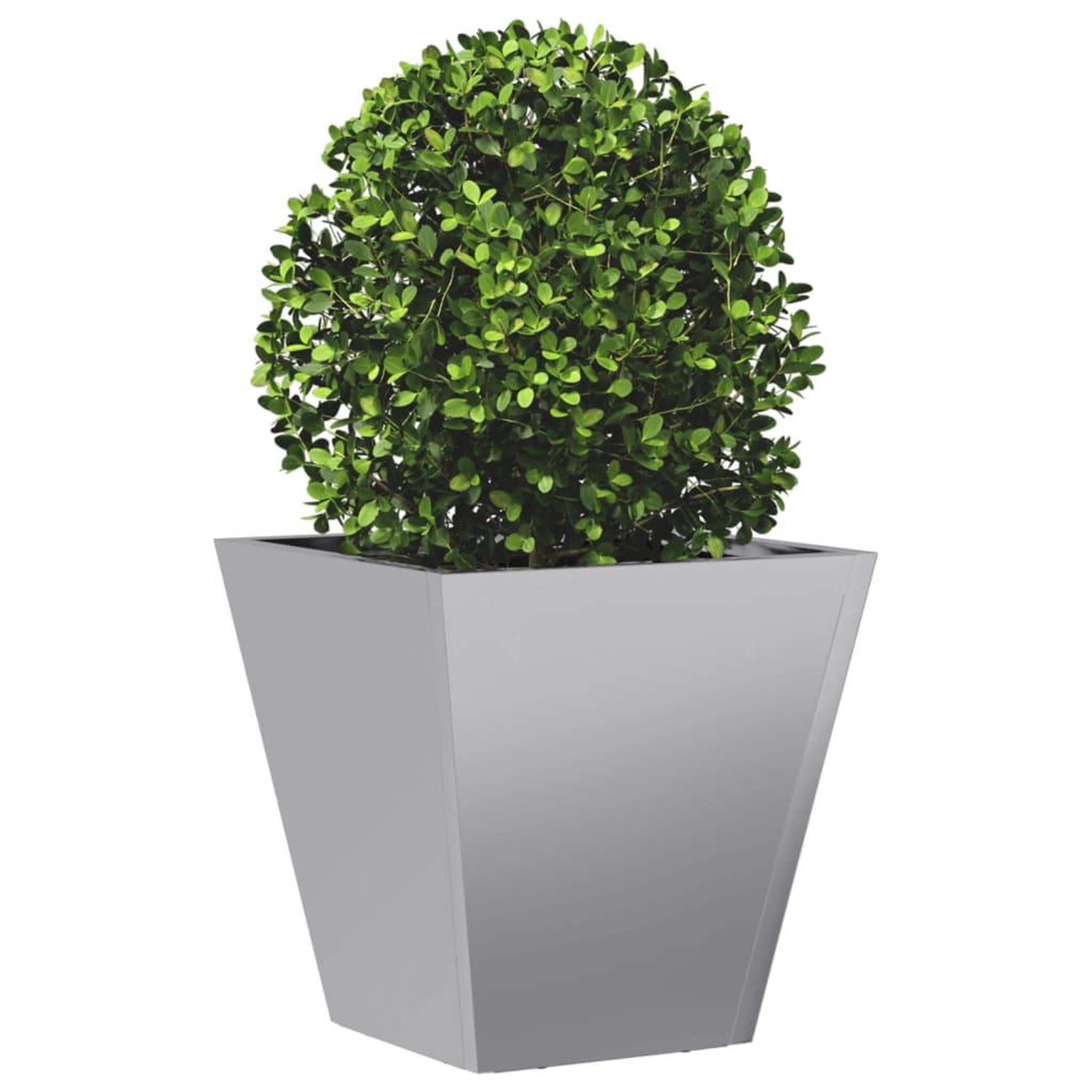 Voir la diapositive 4 : VIDAXL Jardinieres 2 pcs 30x30x30 cm acier galvanise