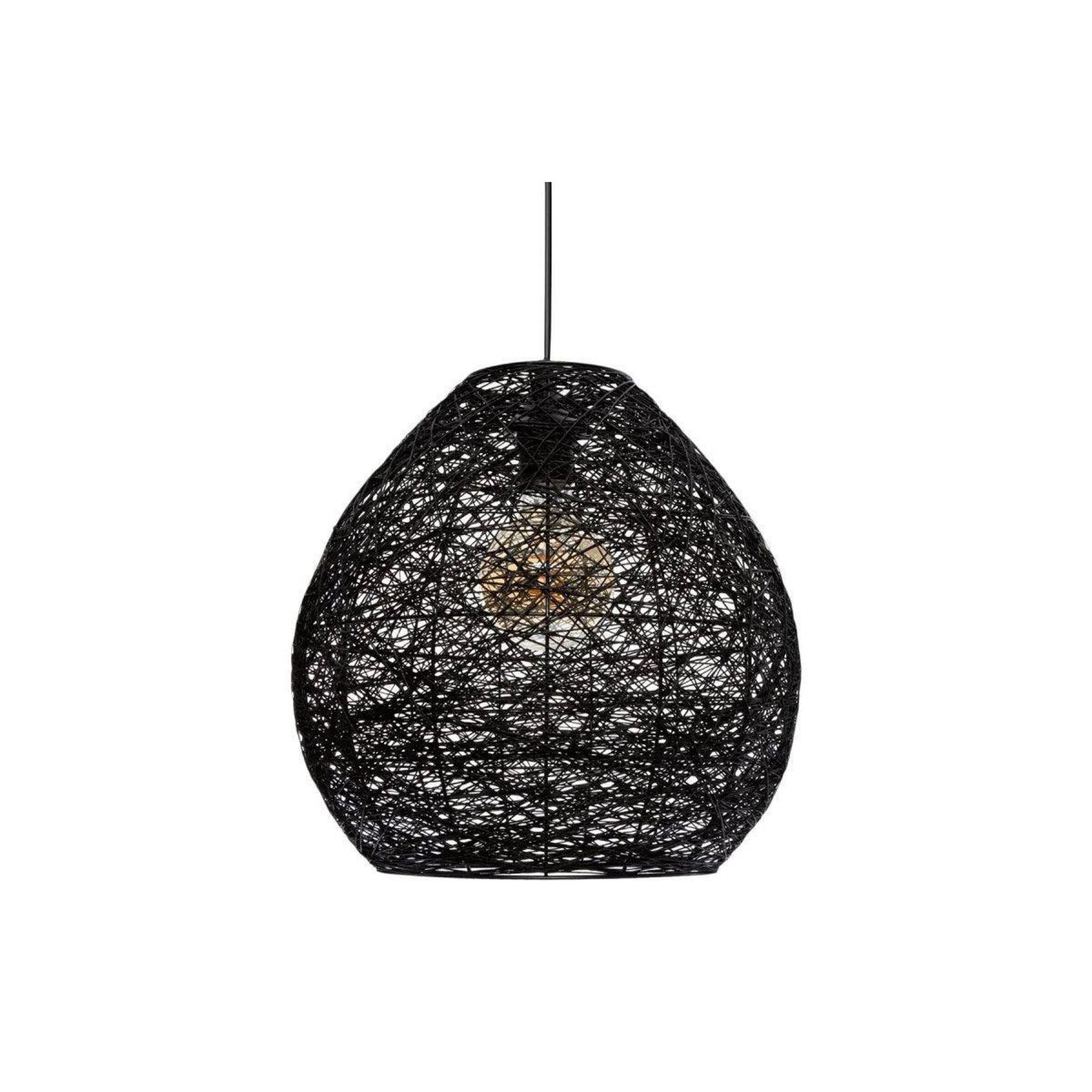 ATMOSPHERA Lampe suspension design  mona  35cm noir