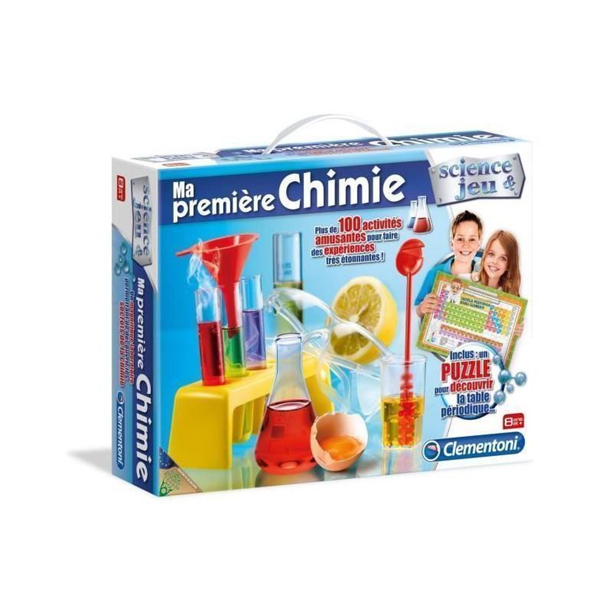 Voir la diapositive 1 : CLEMENTONI CLEMENTONI Science + Jeu - Ma premiere chimie - Jeu scientifique