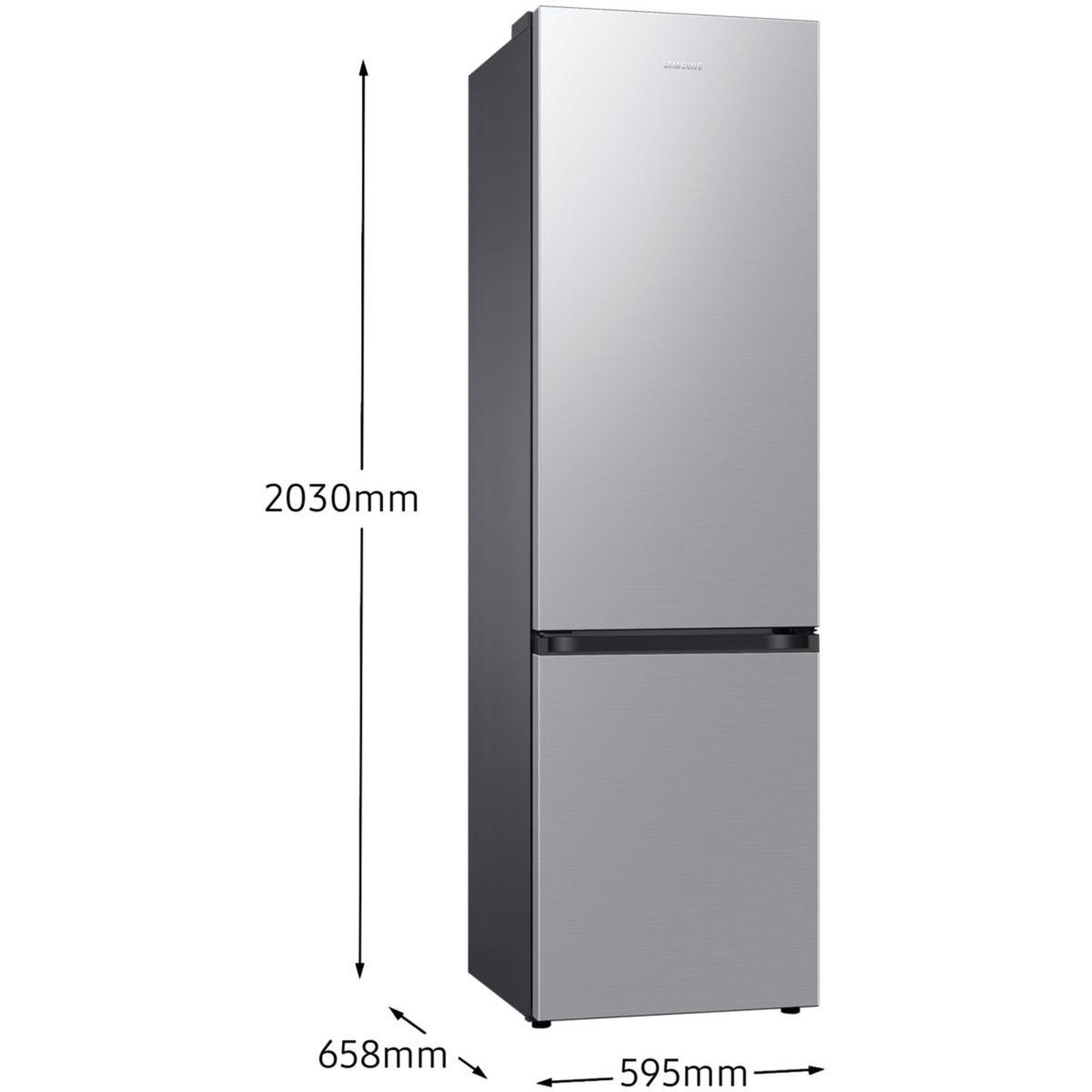 Voir la diapositive 5 : Samsung Réfrigérateur combiné RB38C600DSA