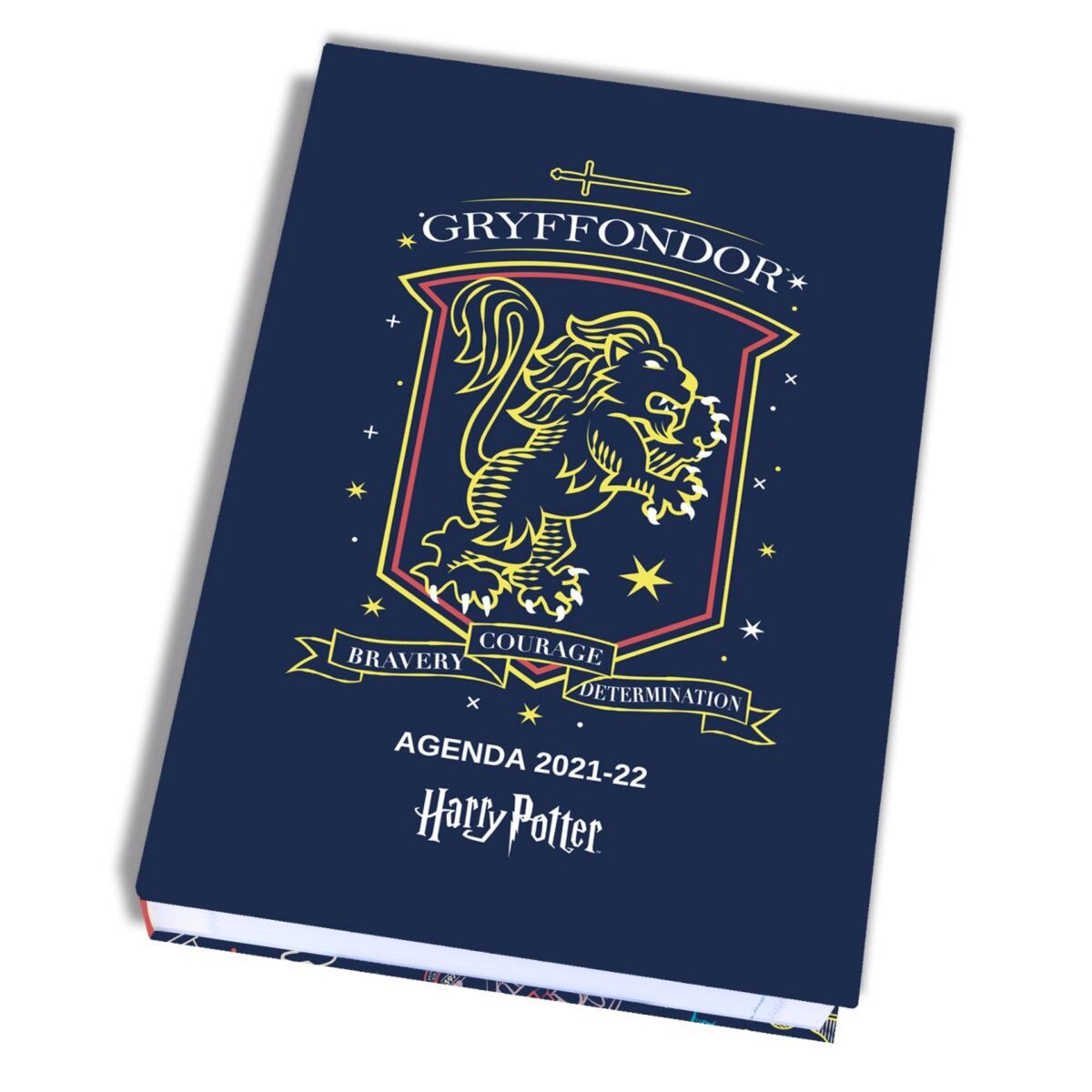 Agenda scolaire journalier Harry Potter Griffondor bleu marine 2021-2022