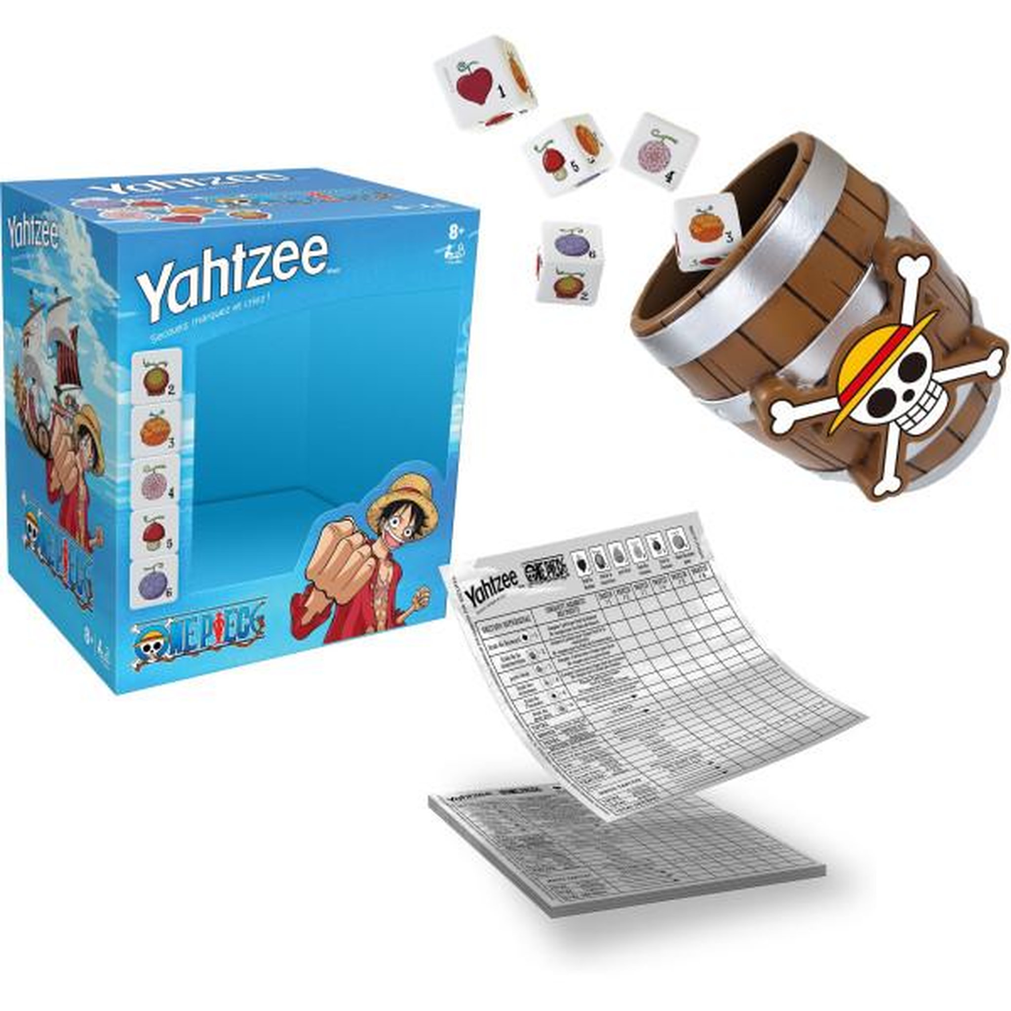 Winning Moves YAHTZEE One Piece - Jeu de société - WINNING MOVES - Des 8 ans