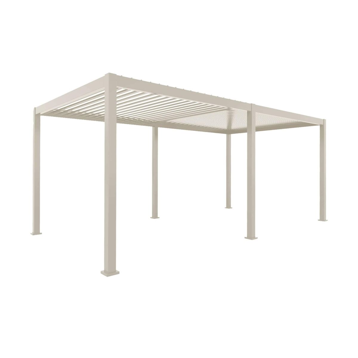 SWEEEK Pergola bioclimatique – Triomphe – 6x3m, aluminium, à lames orientables