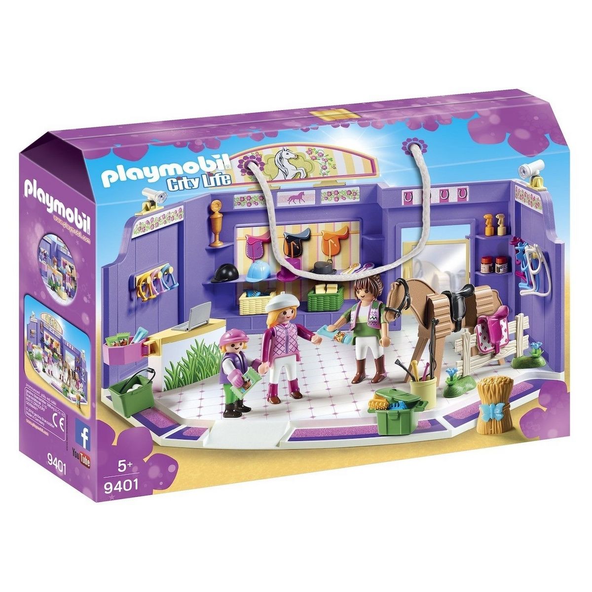 PLAYMOBIL 9401 - City Life - Boutique d'équitation