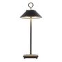 Voir la diapositive 1 : Lumisky Lampe de table sans fil LED MARAIS Noir Aluminium H28,4cm