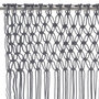 Voir la diapositive 3 : VIDAXL Rideau en macrame Anthracite 140x240 cm Coton