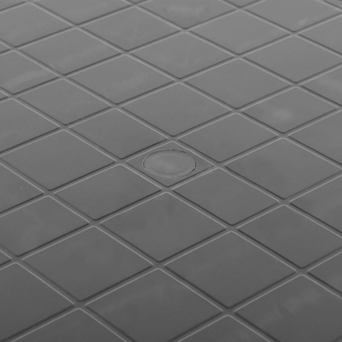 VIDAXL Table de jardin Anthracite 89 cm Plastique