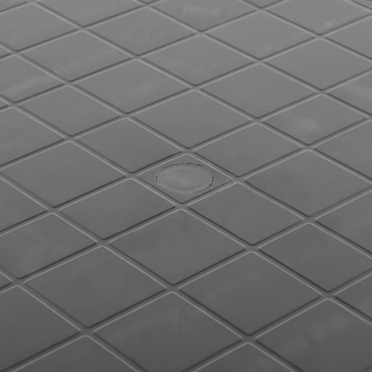 VIDAXL Table de jardin Anthracite 89 cm Plastique