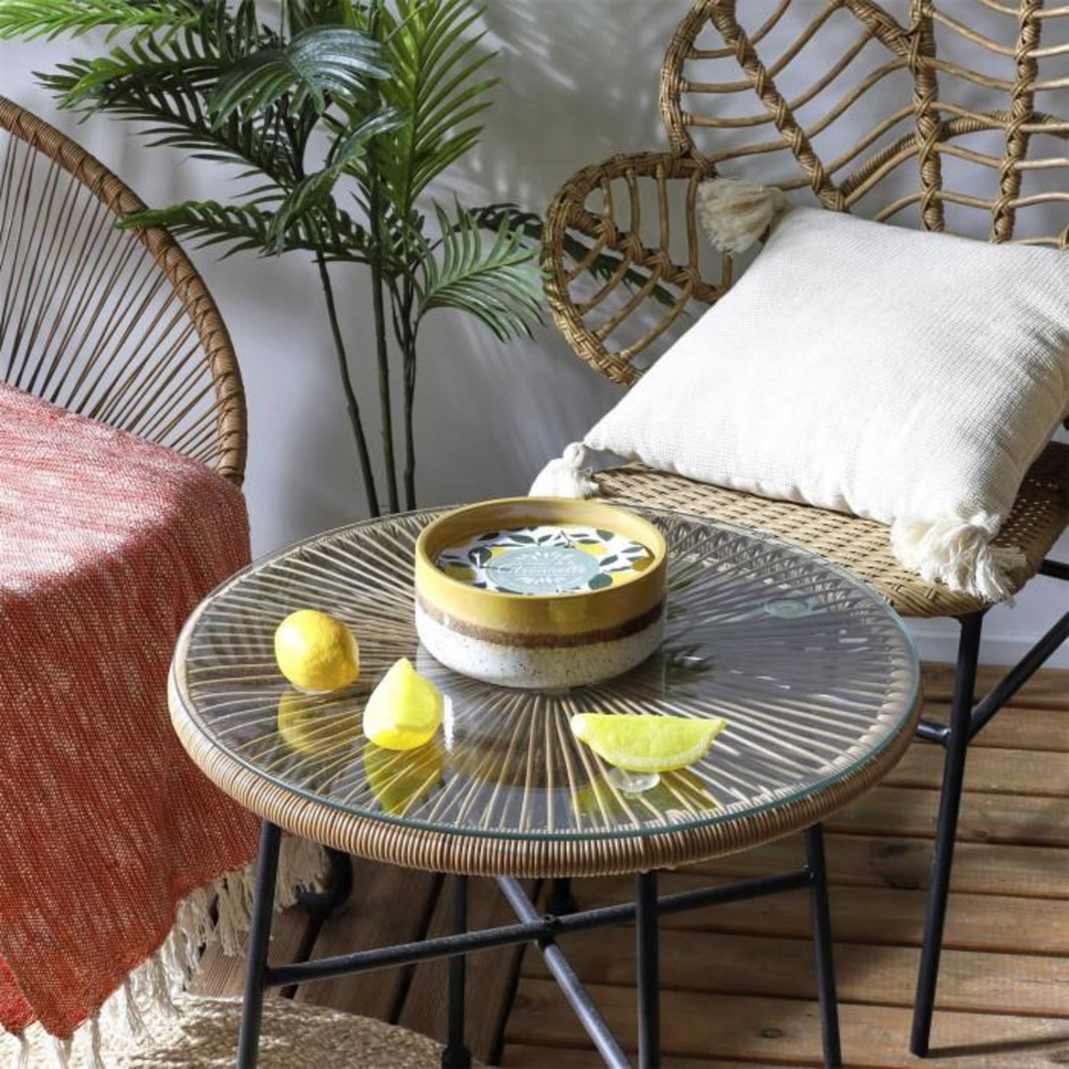 Paris Prix Bougie Parfumée  Céramique  330g Citronnelle